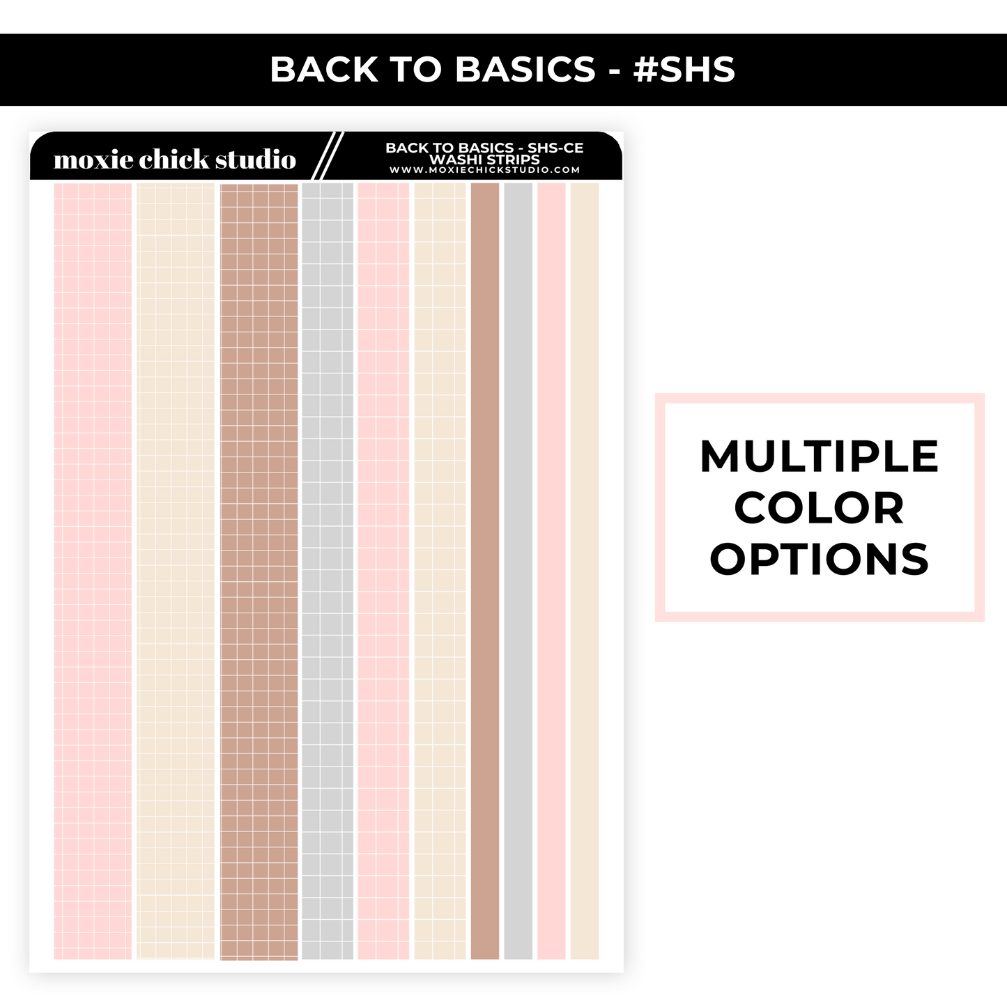 BACK TO BASICS #SHS LARGE SHEET - NEW RELEASE