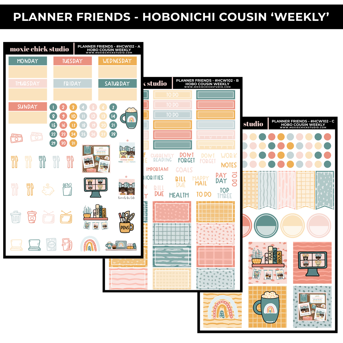 PLANNER FRIENDS 'HOBONICHI COUSIN - WEEKLY' - NEW RELEASE