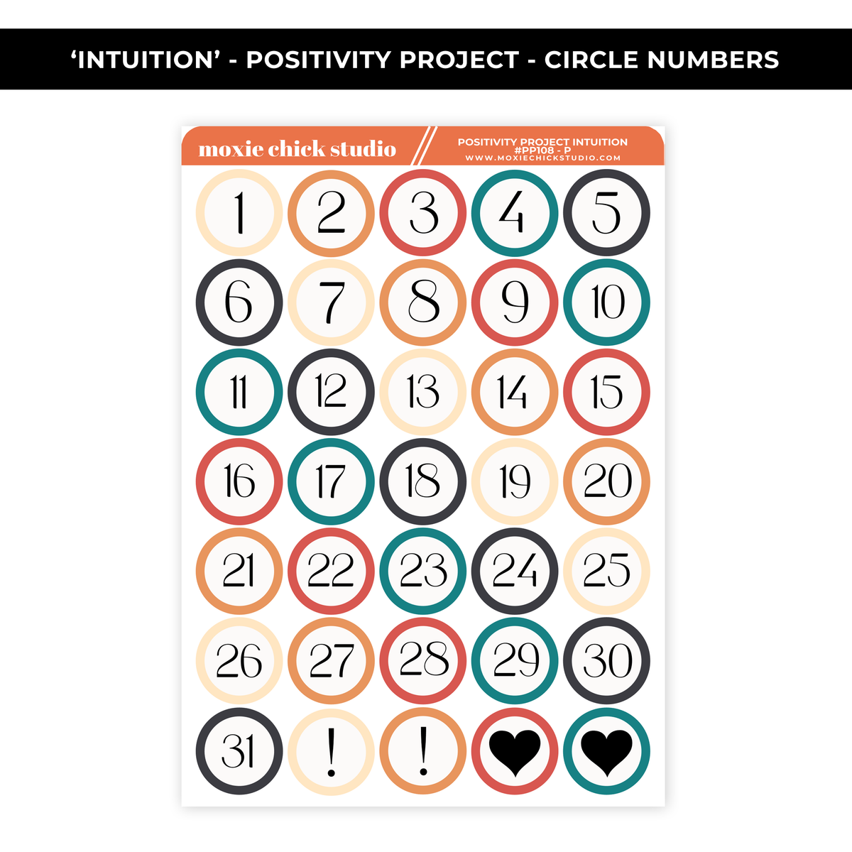 INTUITION POSITIVITY PROJECT - CIRCLE NUMBERS - NEW RELEASE