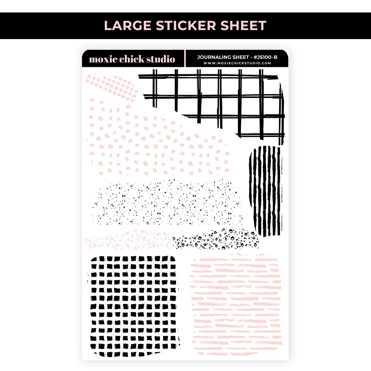 JOURNALING SHEETS / #JS100AB / NEW RELEASE
