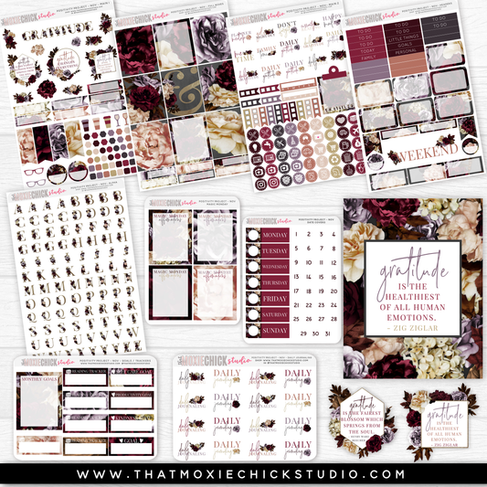 POSITIVITY PROJECT KIT - GRATITUDE // NEW RELEASE - That Moxie Chick Studio
