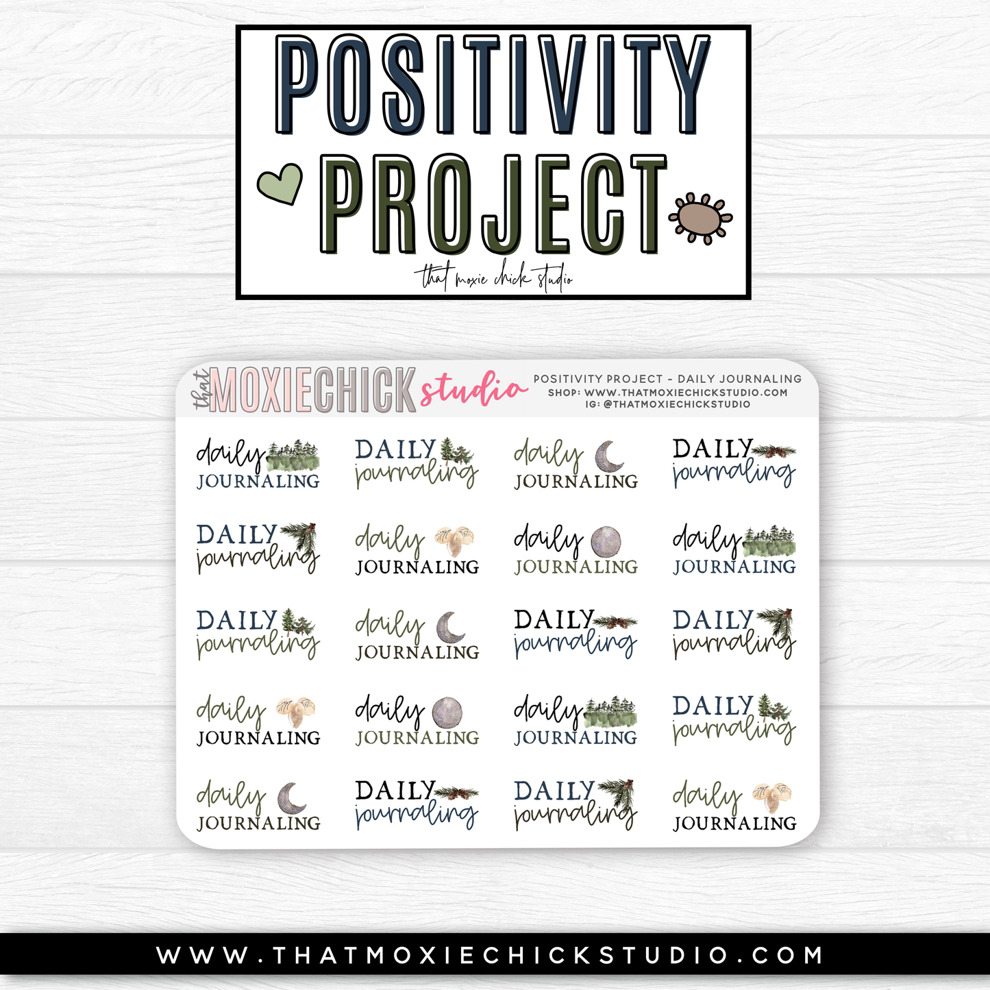 POSITIVITY PROJECT KIT - STRONG // NEW RELEASE - That Moxie Chick Studio
