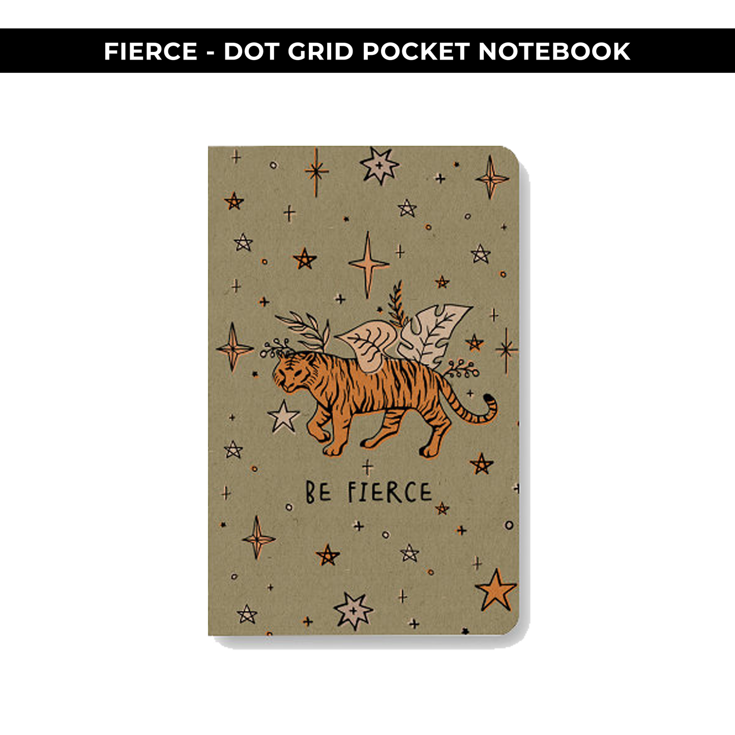 DOT GRID POCKET NOTEBOOK - POSITIVITY PROJECT FIERCE - NEW RELEASE
