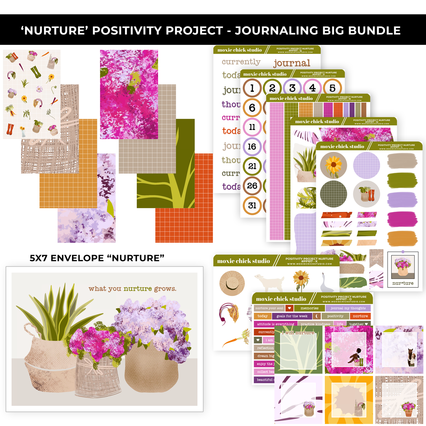 JOURNALING BIG BUNDLE "NURTURE" - NEW RELEASE