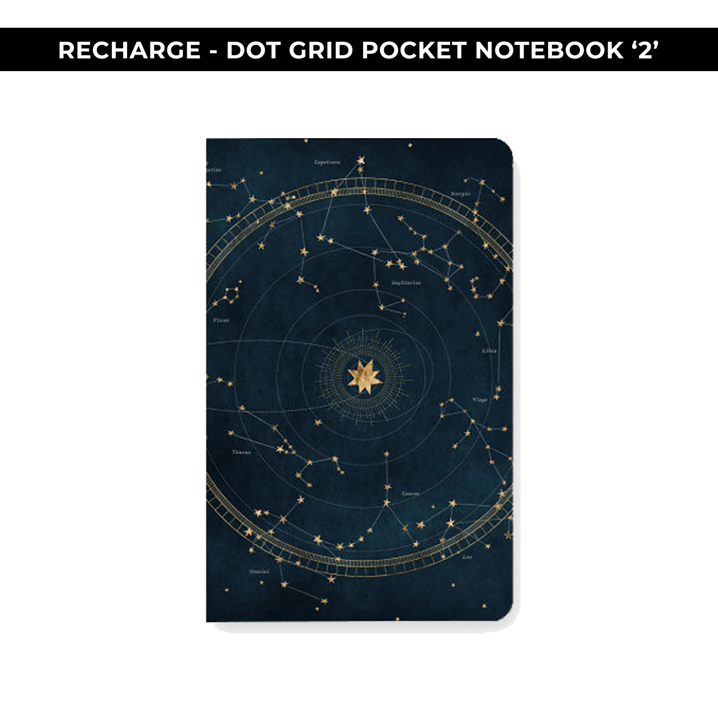 DOT GRID POCKET NOTEBOOK #2 - POSITIVITY PROJECT RECHARGE - NEW RELEASE
