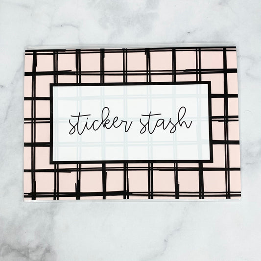 5X7 ENVELOPE 'GRID STICKER STASH' - NEW RELEASE