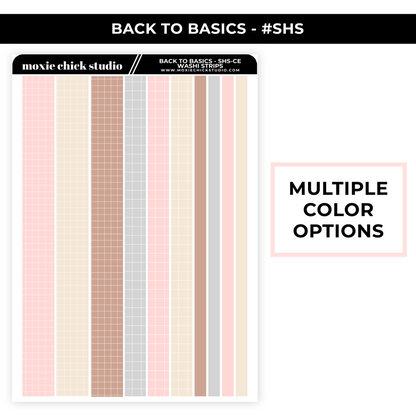 BACK TO BASICS #SHS LARGE SHEET - NEW RELEASE