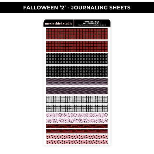 FALLOWEEN '2' - WASHI SHEET - NEW RELEASE