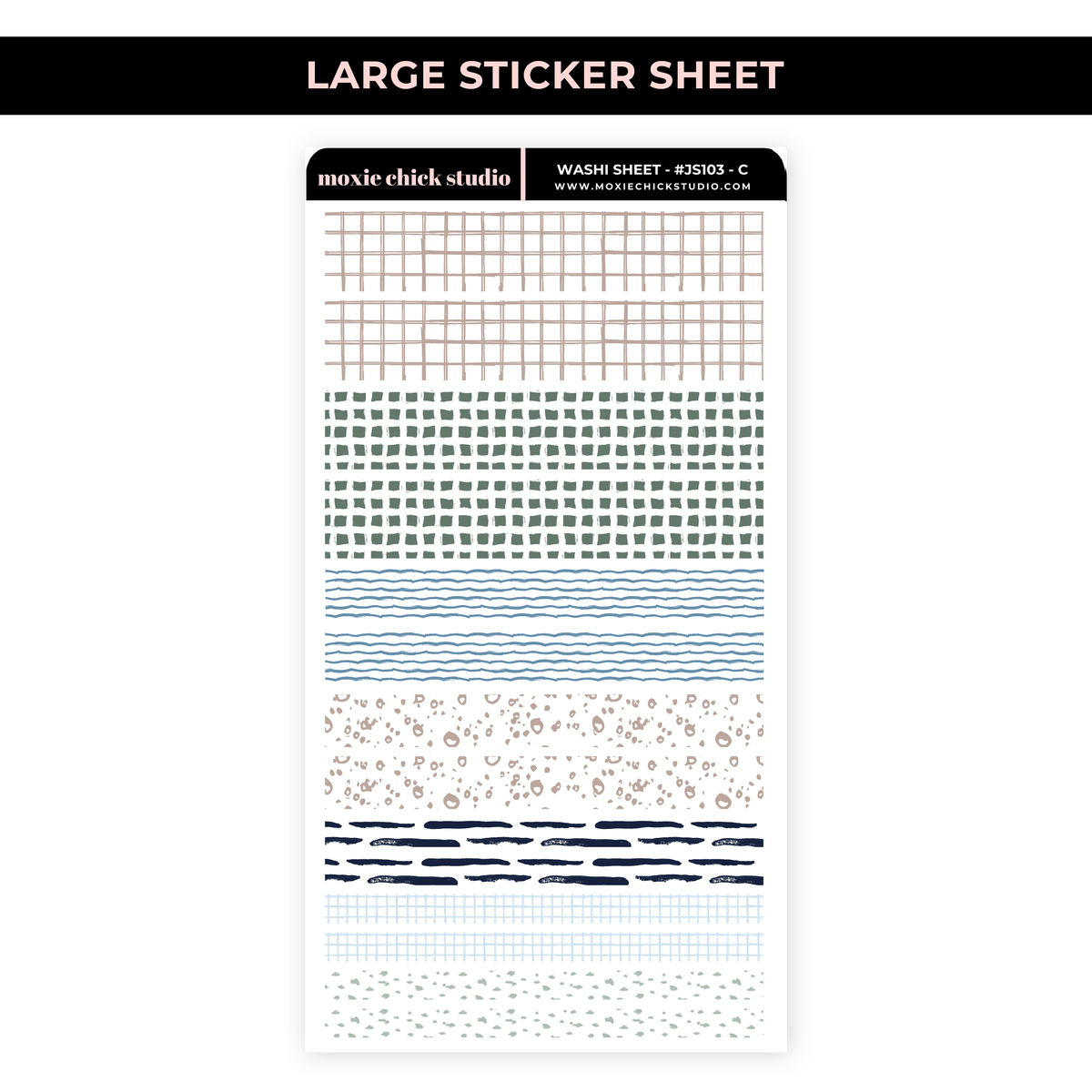 WASHI SHEET / #JS103C / NEW RELEASE