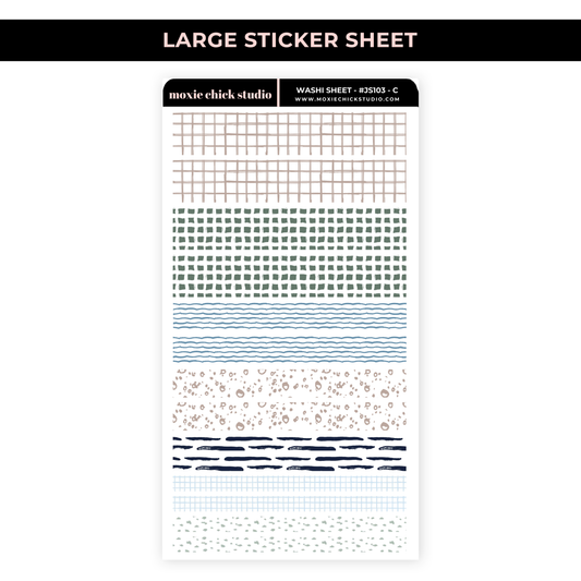 WASHI SHEET / #JS103C / NEW RELEASE