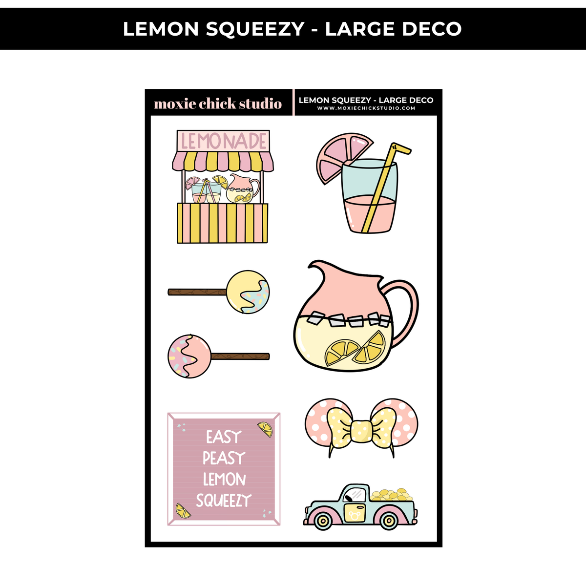 LEMON SQUEEZY - LARGE DECO - NEW RELEASE