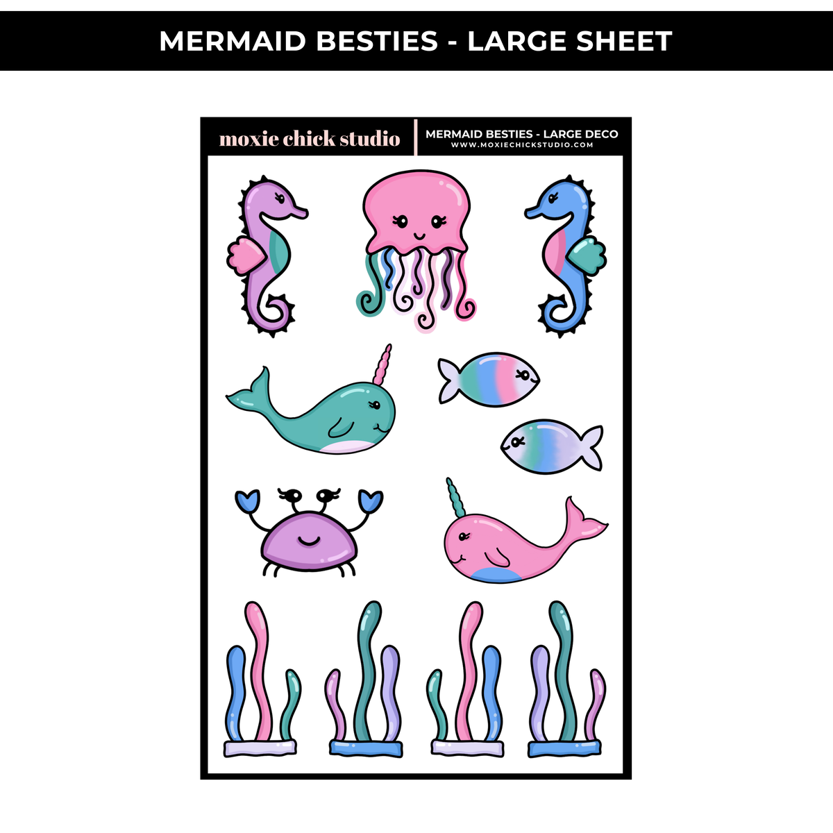 MERMAID BESTIES - LARGE DECO - NEW RELEASE