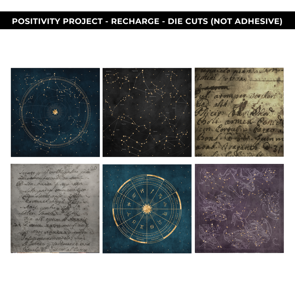 RECHARGE POSITIVITY PROJECT - DIE CUTS - NEW RELEASE