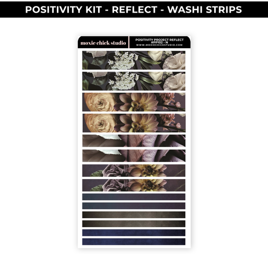 WASHI SHEET - 'REFLECT' POSITIVITY PROJECT - NEW RELEASE