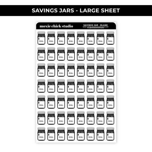SAVINGS JARS - NEW RELEASE