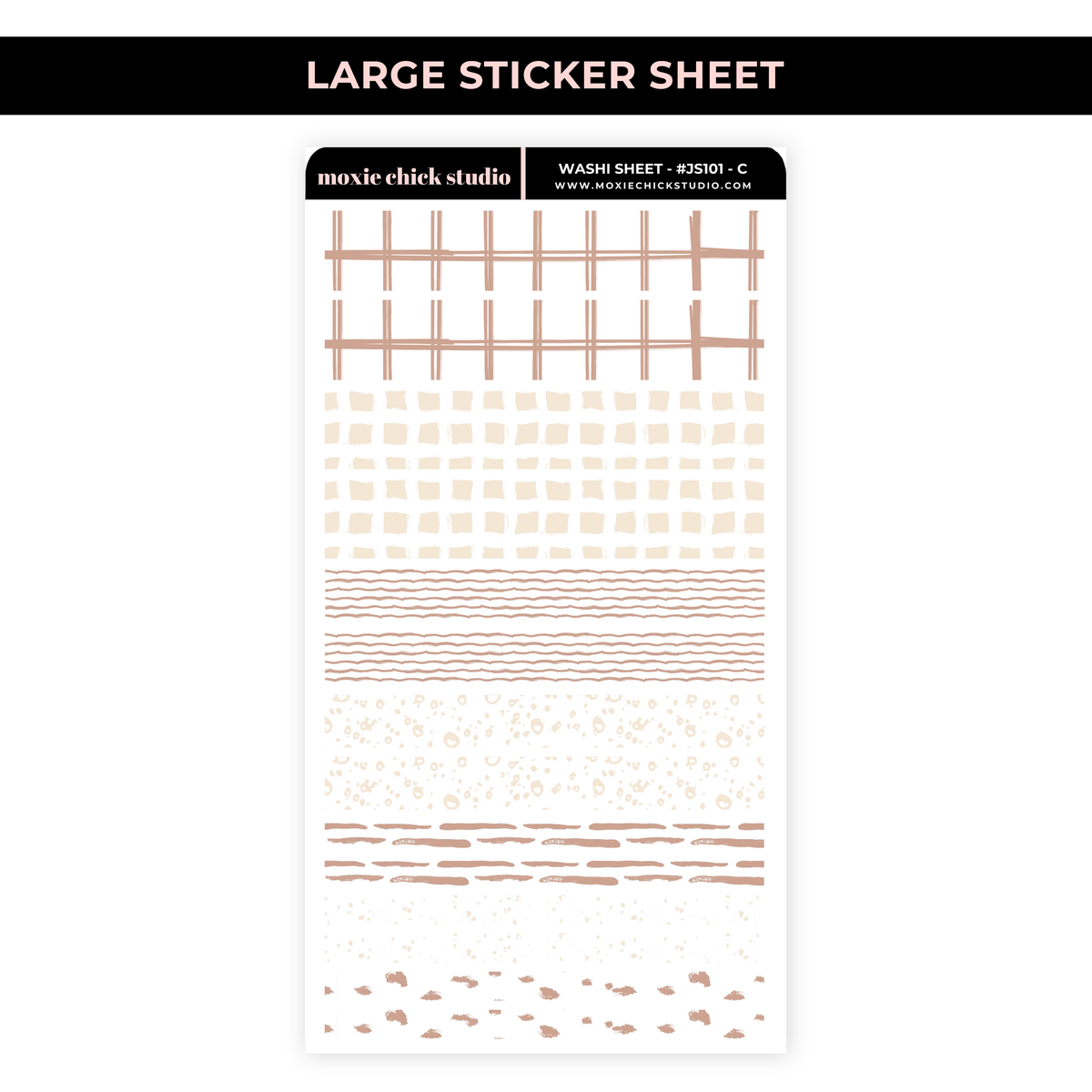 WASHI SHEET / #JS101C / NEW RELEASE
