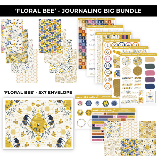 JOURNALING BIG BUNDLE "FLORAL BEE" - NEW RELEASE