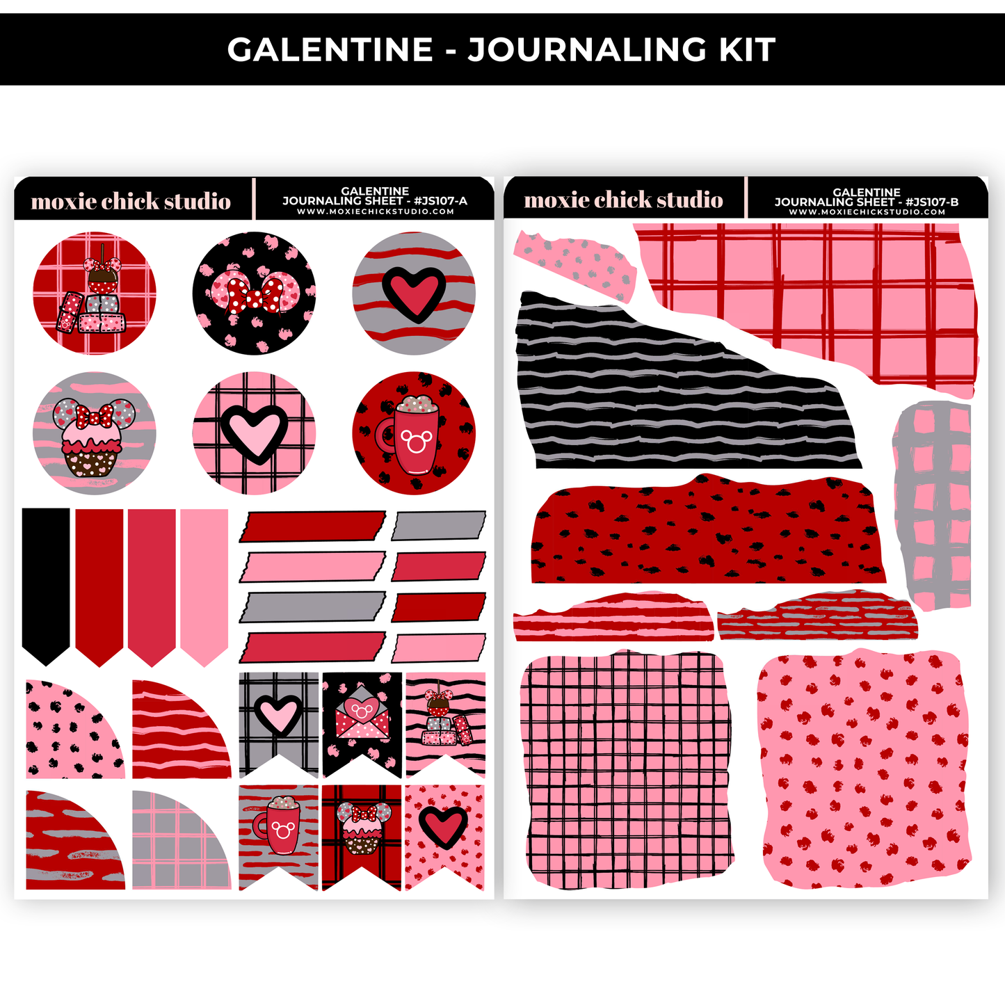 GALENTINE - JOURNALING SHEETS - NEW RELEASE