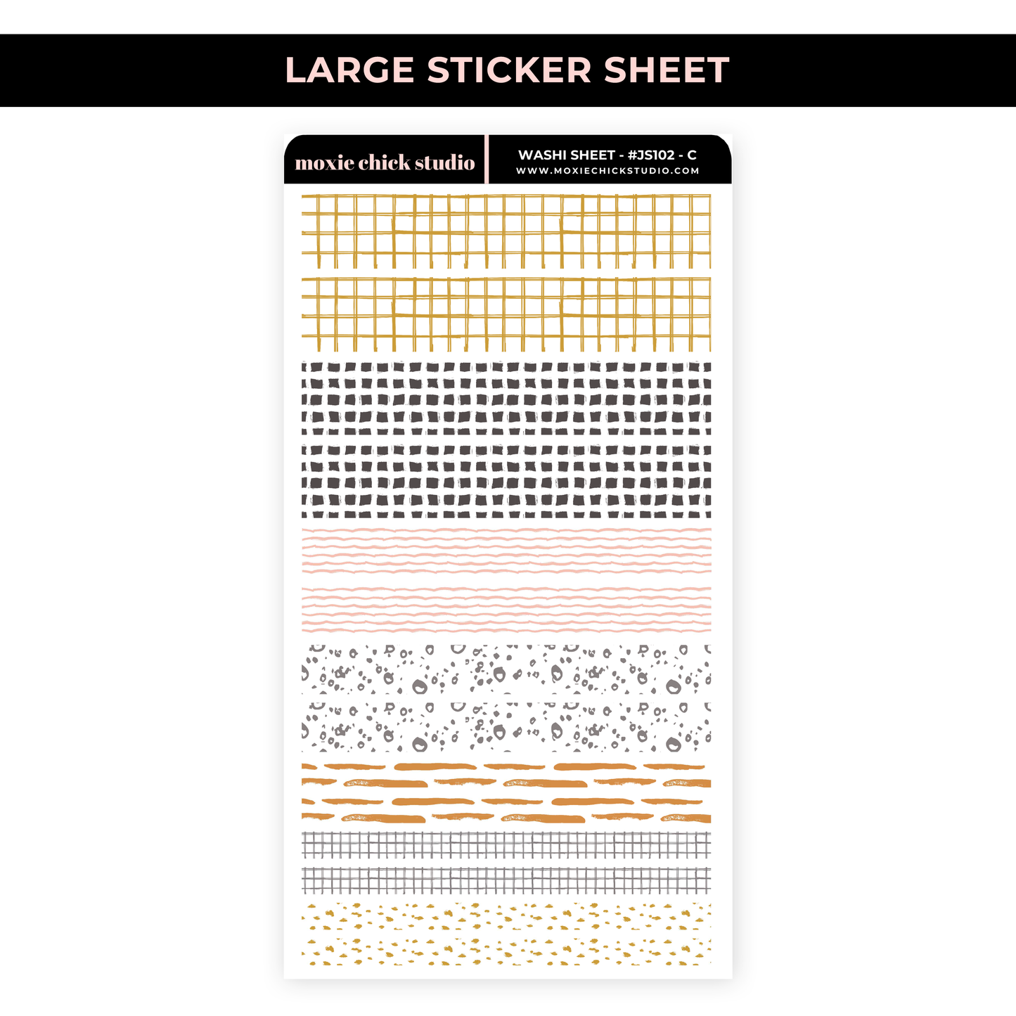 WASHI SHEET / #JS102C / NEW RELEASE