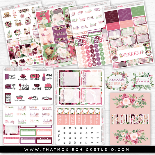 POSITIVITY PROJECT KIT - FEBRUARY - FLOURISH // NEW RELEASE - That Moxie Chick Studio