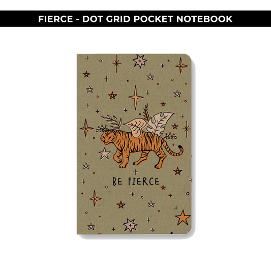DOT GRID POCKET NOTEBOOK - POSITIVITY PROJECT FIERCE - NEW RELEASE